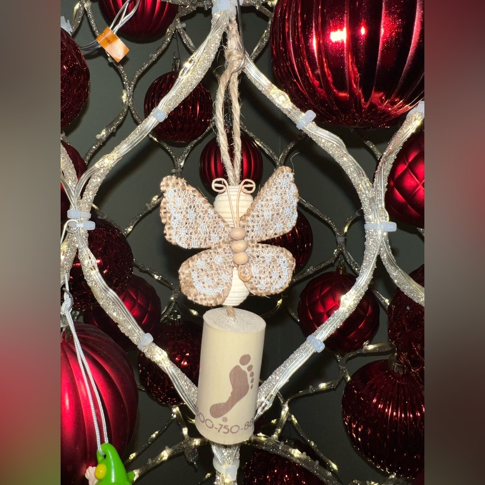 Wine 🍷 Cork Christmas Ornament❤️